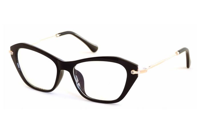 Armao De Oculos Feminina Acetato Com Metal Vintage Retr