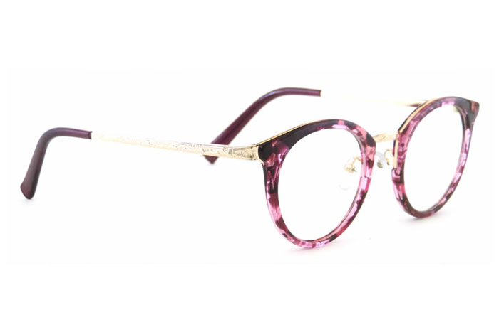 Armaao De Oculos Feminina Em Acetato E Metal Design Vintage