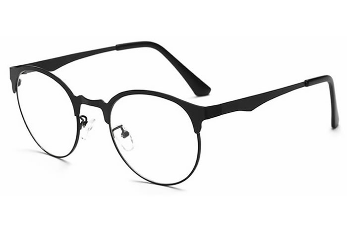 Armao De Oculos Metalica Fashion Feminina Masculina Retr