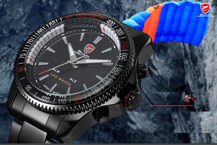 Relogio De Pulso Shark Mako Series Sport Prova D'água Quartz