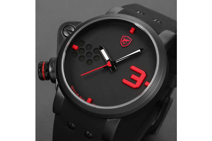 Relgio De Pulso Shark Salmon 2 Series Novo Prova D'gua